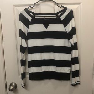 Blue/white striped shirt